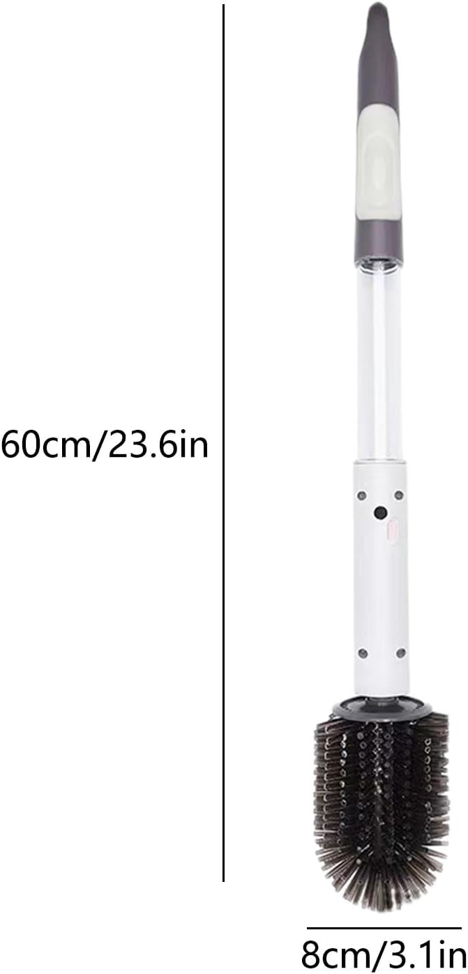 Wireless Electric Floor Brush for Toilets Bathrooms