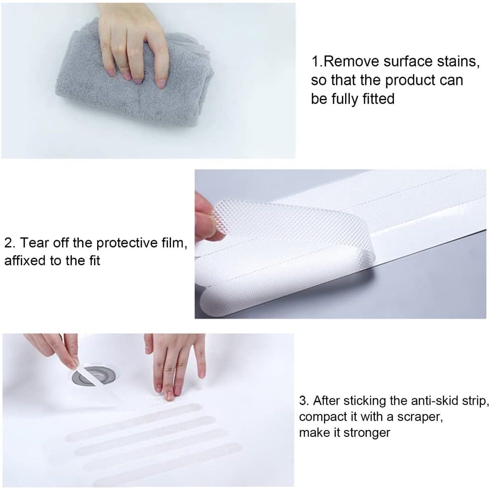 Premium Non-Slip Shower Stickers for Safety