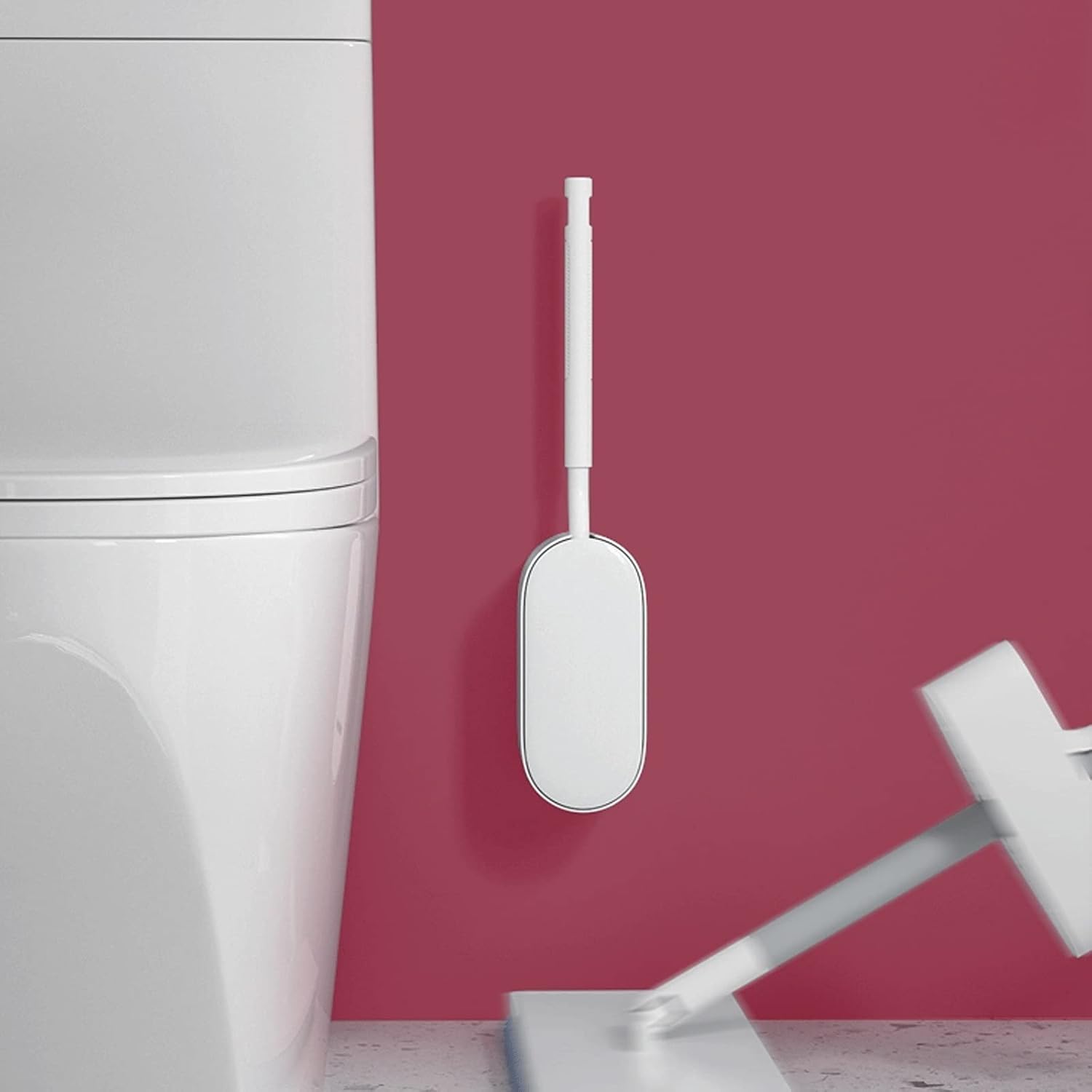 Ergonomic Durable Soft Bristles Eliminates Dead and Stains Wall-Mounted