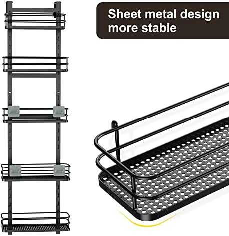 Adjustable 5 Tier Over the Door Shower Caddy