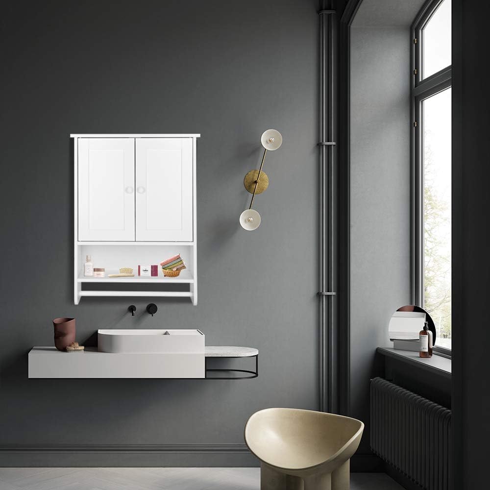 Stylish 2-Door Bathroom Storage Cabinet