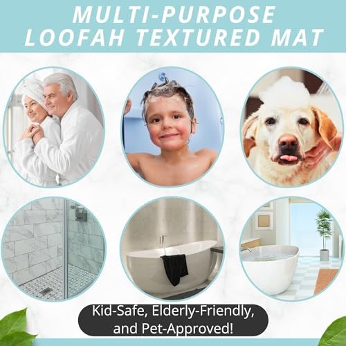 Enkosi Non-Slip Shower Mat - Durable Bath mat for wet areas