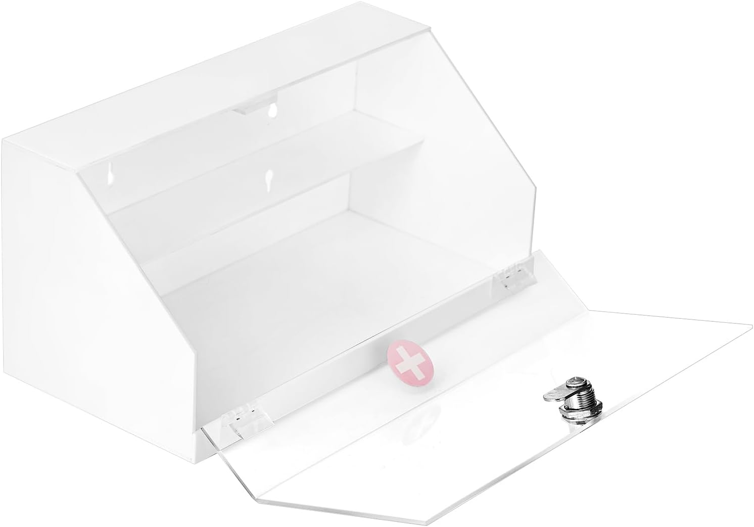 CiaoHER Wall Mount Acrylic Medicine Lock Box Yourutions in Just One Click