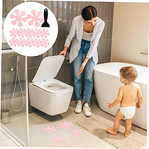 LIFKOME Bathtub Sticker Set Anti-Slip Snowflake Patterns for Safe Bathing