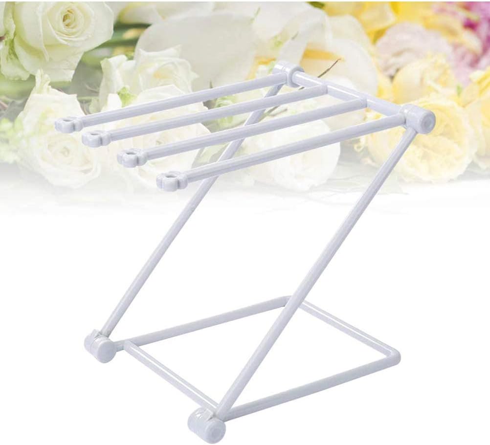 Stainless Steel Bathroom Towel Holder Z-Shape Foldable Towel Rack
