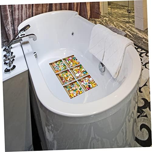 Non-Slip Bathtub Stickers 6 Pack 3D Design Removable Decals