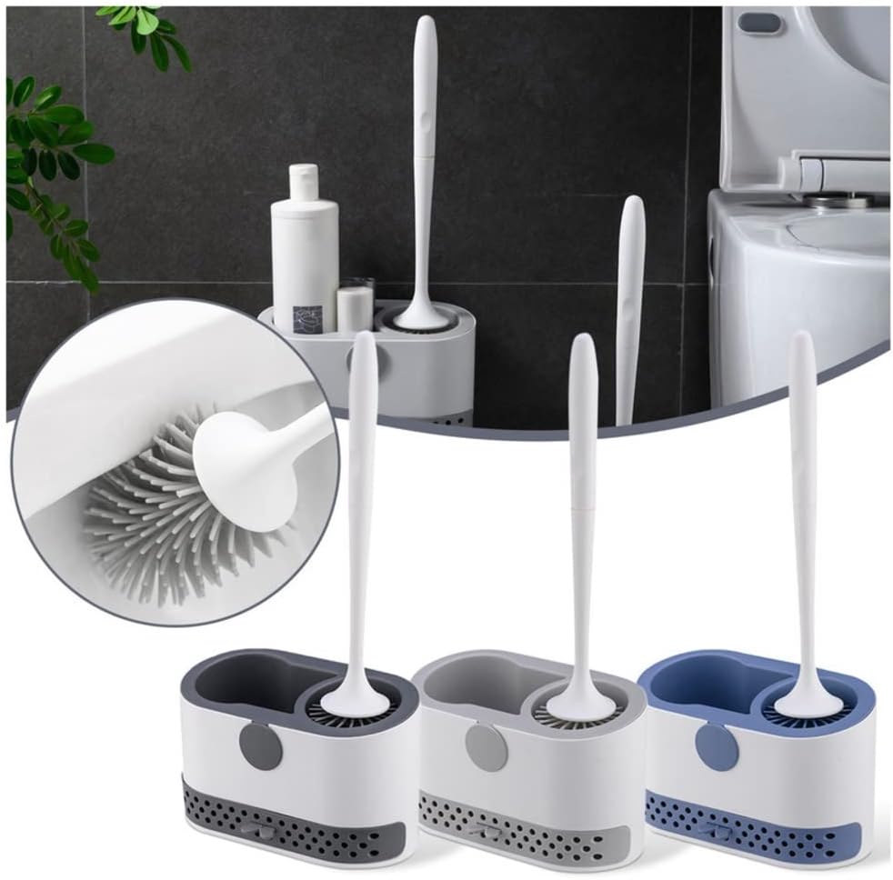 Silicone Toilet Brush with Dual Use