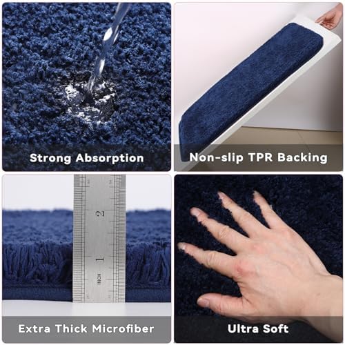 Navy Blue Bathroom Set Luxurious Accessories for Your Space
