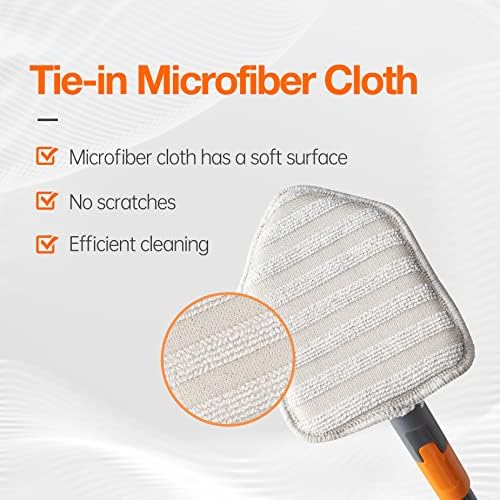 Scrub Brush with 56 Long Handle Multifunctional Tile and Tub Scrubber