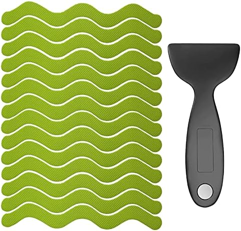 Ding Xi Bathroom Tub Anti-Slip Stickers 24 Pack Green