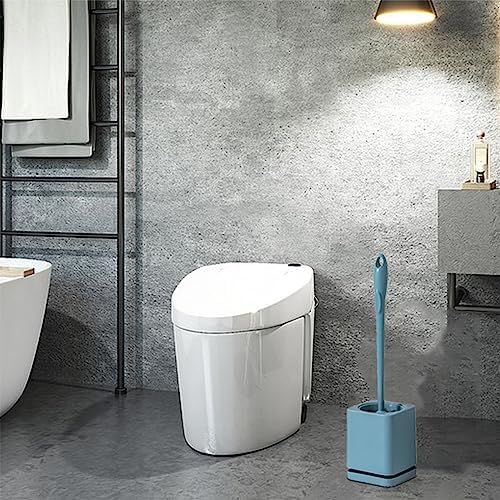 CENGNIAN Toilet Brush and Holder Blue