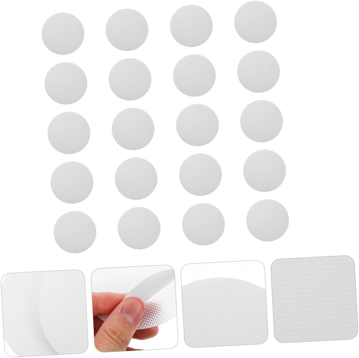 Slip-Resistant Bathroom Safety Stickers with Strong Adhesive Ensure Safe Bathtubs and Showers