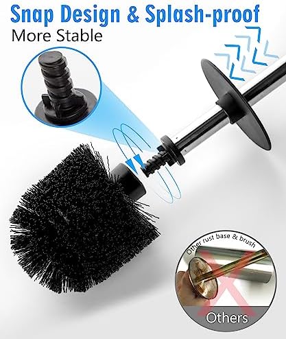 2 Pack Toilet Bowl Cleaning Brush Set