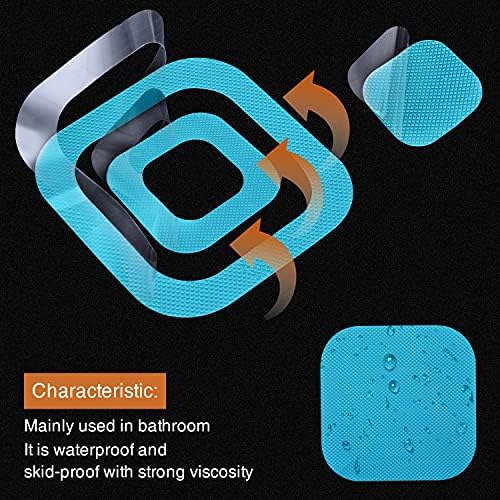 Non-Slip Bathtub Stickers 72PCS Safety Treads Adhesive Decals