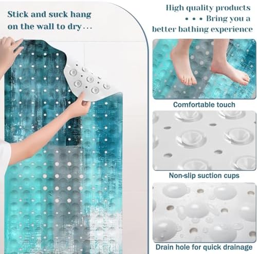 Premium Non-Slip bathtub mat for turkish abstract design