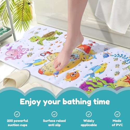 Safe and fun bath mat for kids