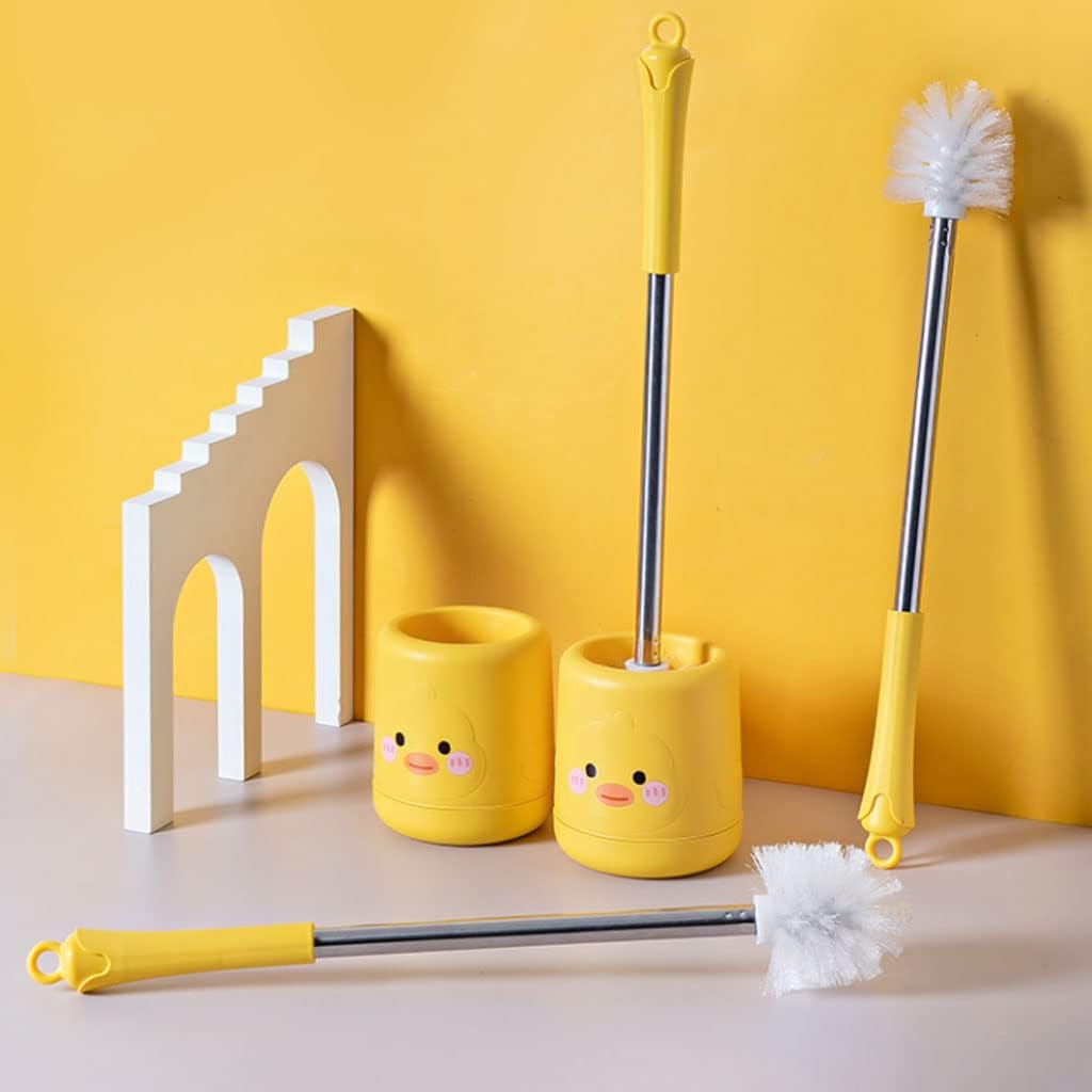 Wall-Mounted Toilet Brush Holder Set