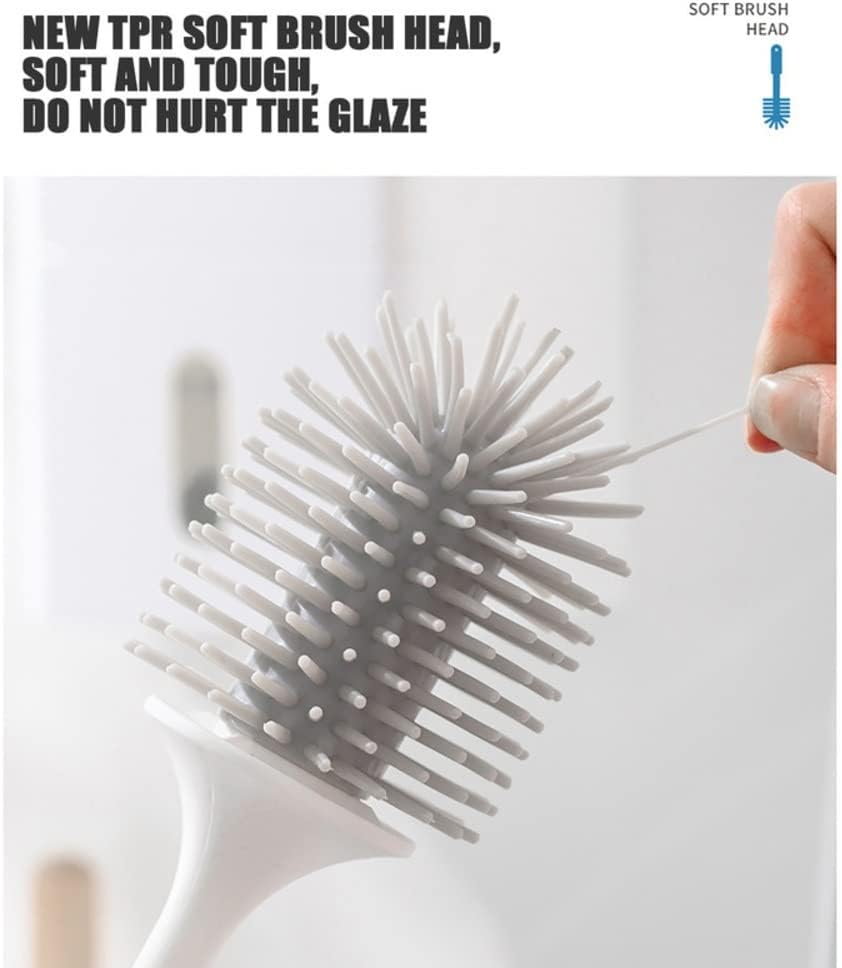 Silicone Toilet Brush with Dual Use