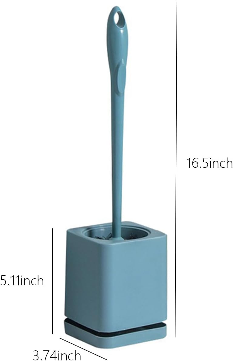 CENGNIAN Toilet Brush and Holder Blue