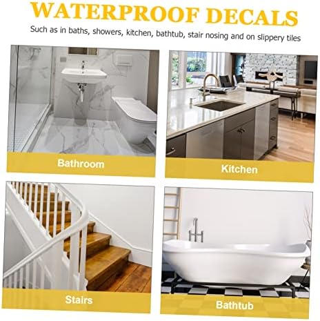 Ciieeo Self-Adhesive Anti-Slip Bathtub Decals 24pcs Cartoon Design