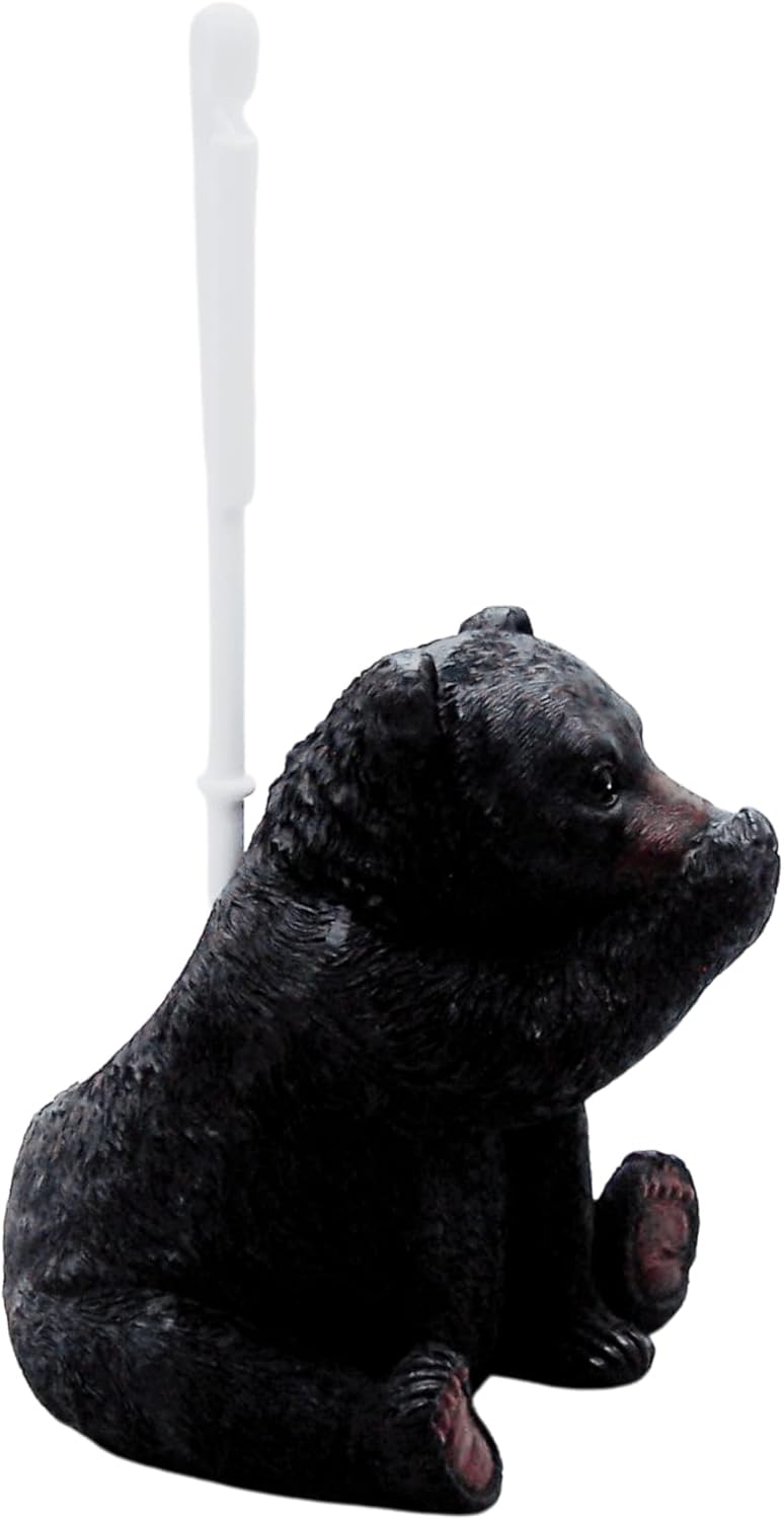 Sitting Stinky Bear Toilet Brush Holder with Brush 825 Inches