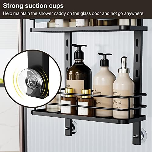 Adjustable 5 Tier Over the Door Shower Caddy