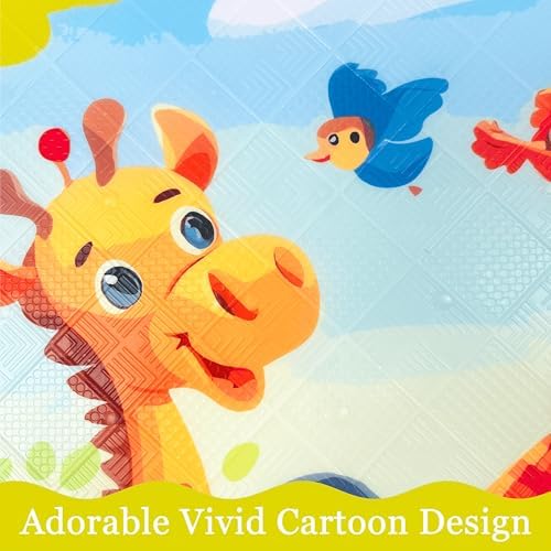 BOPPIE Non-Slip Bathtub Mat for Kids Safe Durable