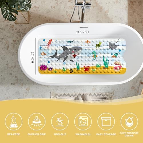 Perfect for Safety and Fun Kids Bath Mat