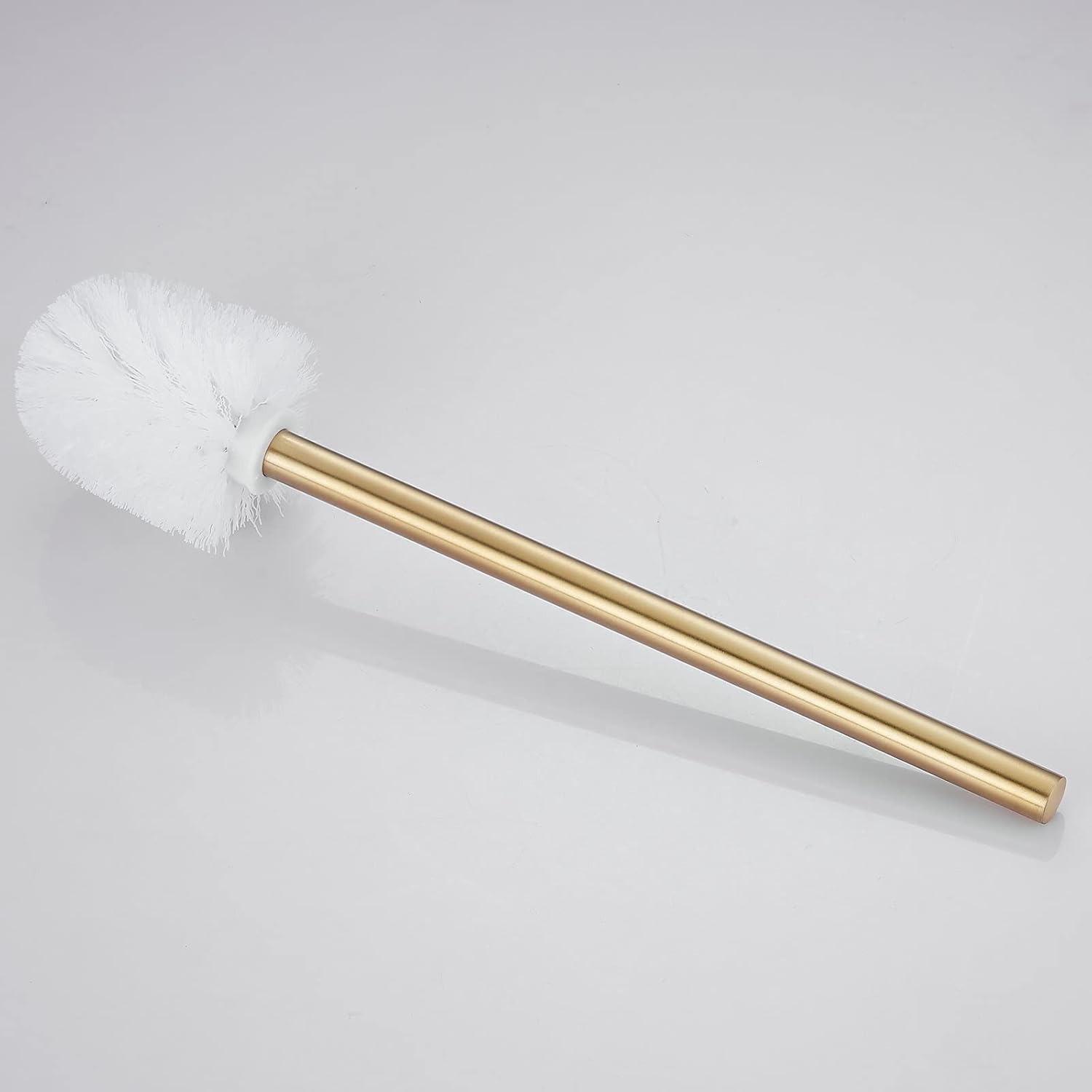 NEWRAINModern Wall-Mounted Toilet Brush Set with Gold Finish