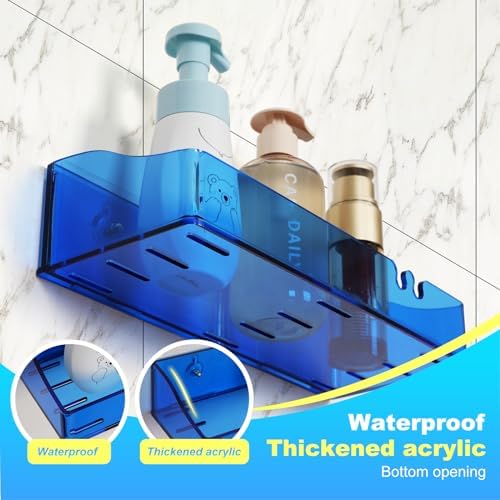 Blind Box 3-Piece Acrylic Shower Shelves