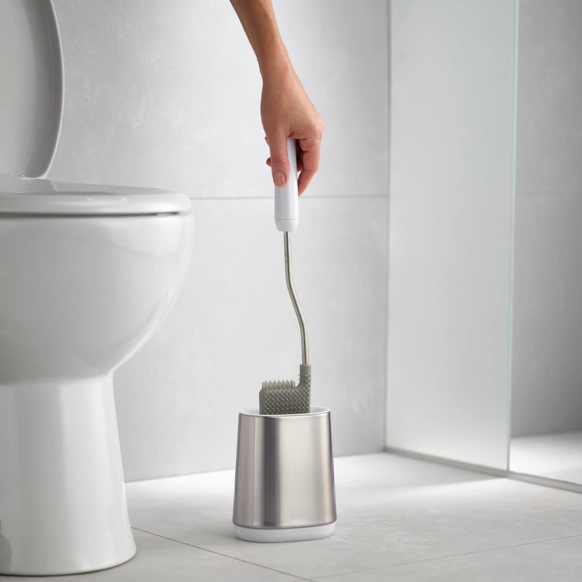 Sturdy Steel Toilet Brush