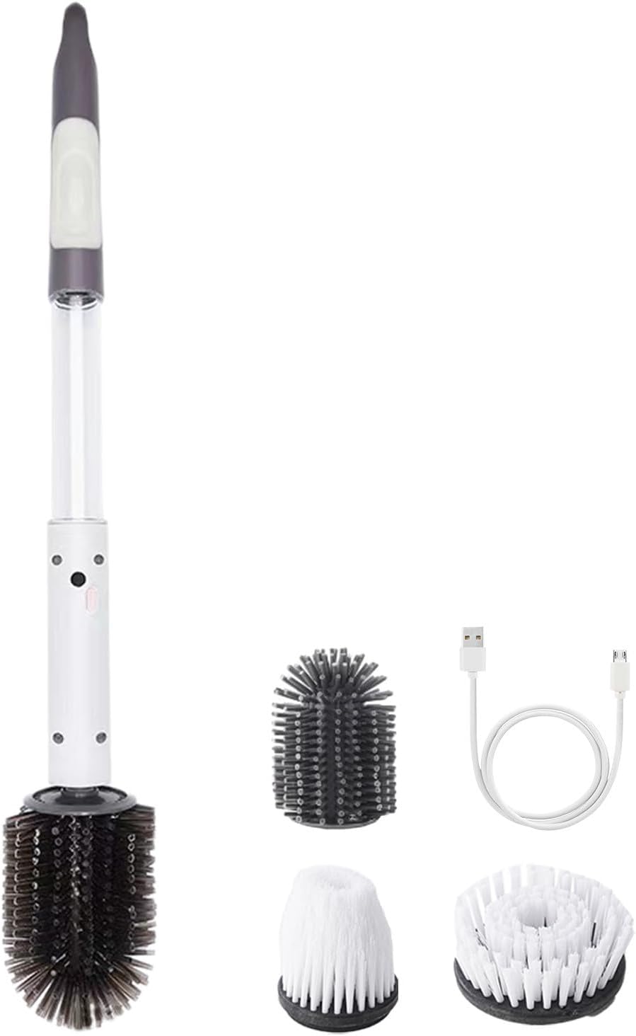 Wireless Electric Floor Brush for Toilets Bathrooms