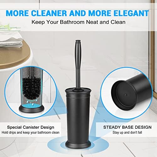 Low-Maintenance Toilet Plunger Brush Set