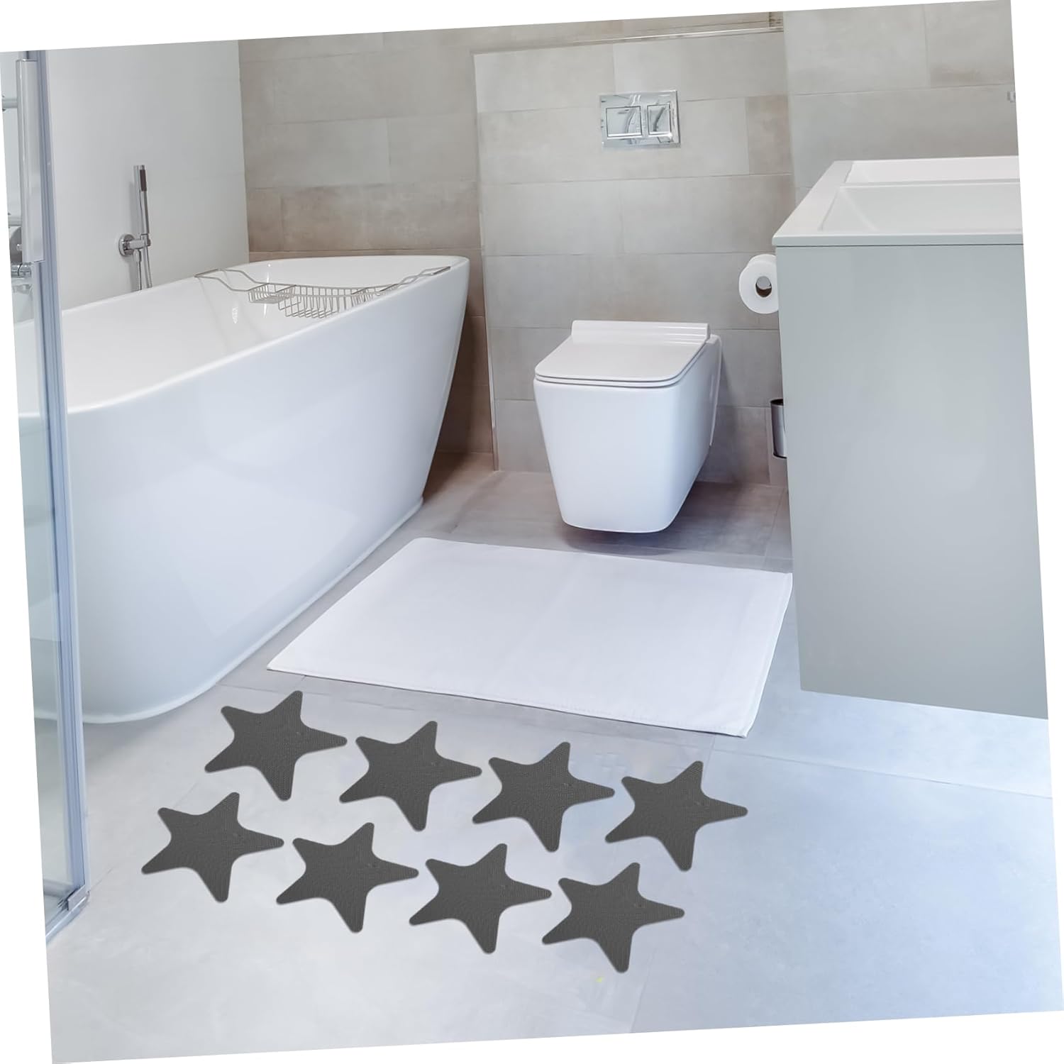 Cabilock Star Non-Slip Stickers 25pcs Set for Bathtub and Shower