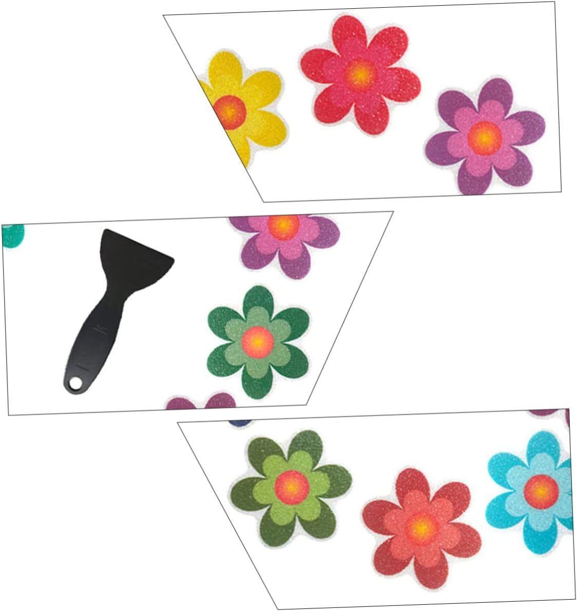 Slip-Resistant Daisy Bath Sticker for Safety