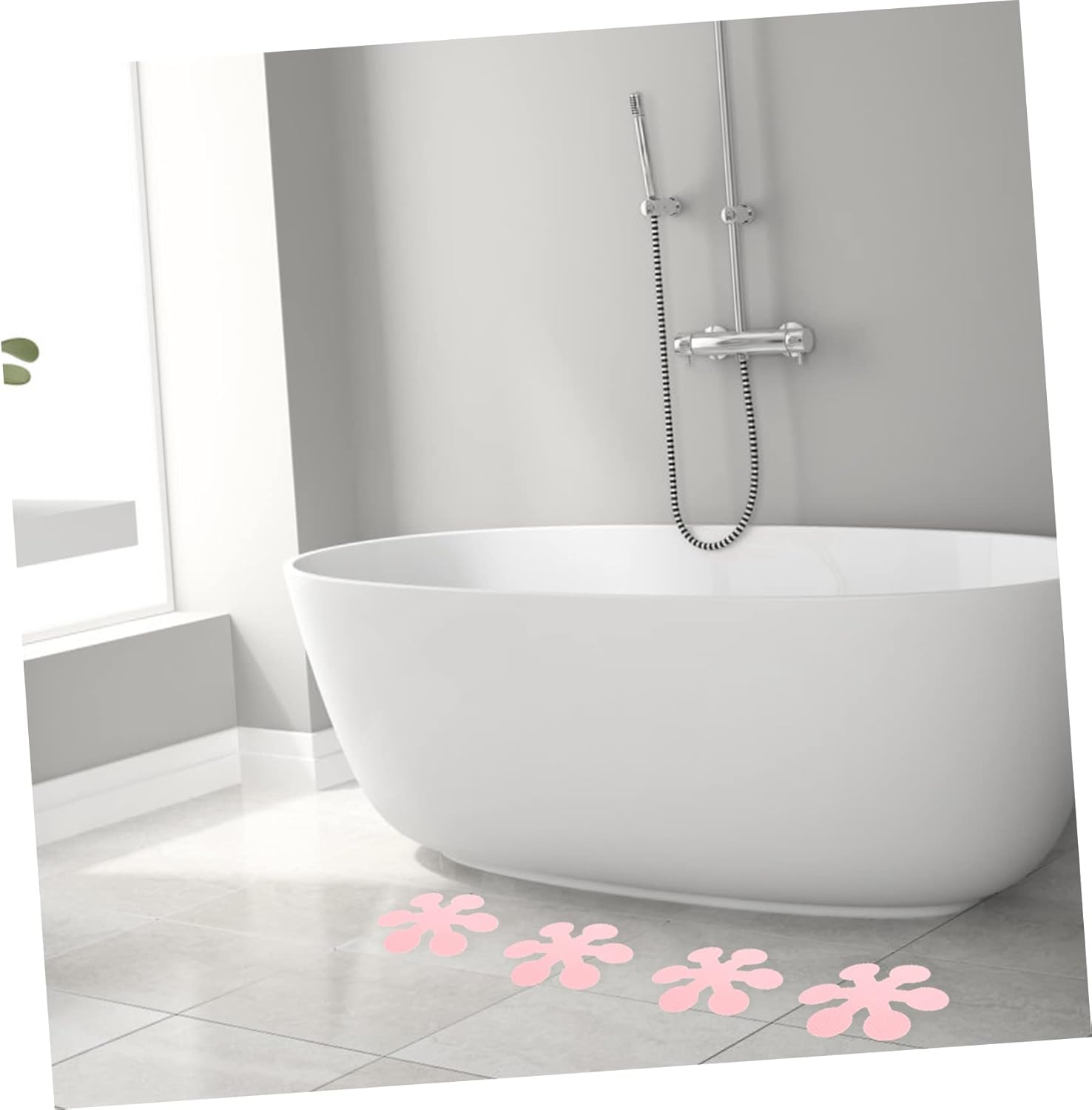 LIFKOME Bathtub Sticker Set Anti-Slip Snowflake Patterns for Safe Bathing
