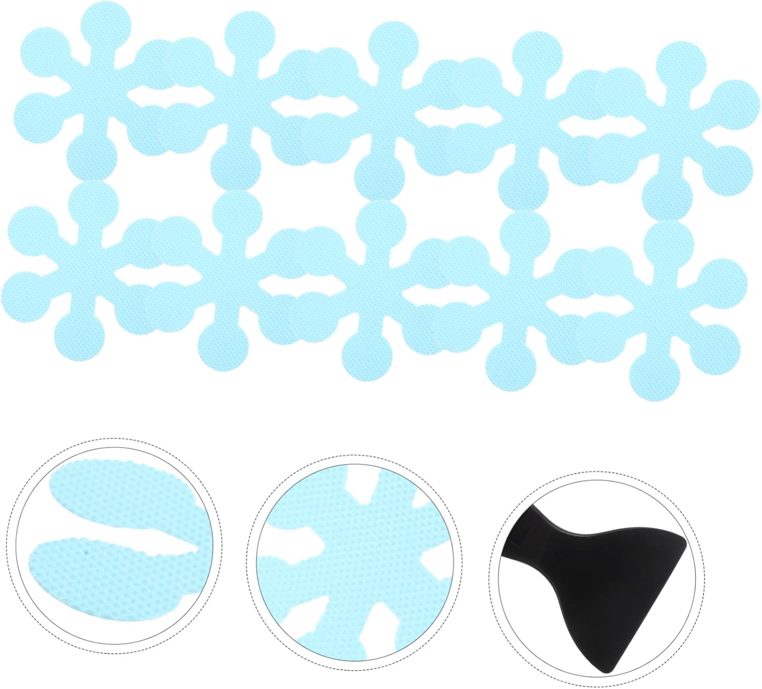 Wakauto Non Slip Bathtub Stickers Snowflake Design