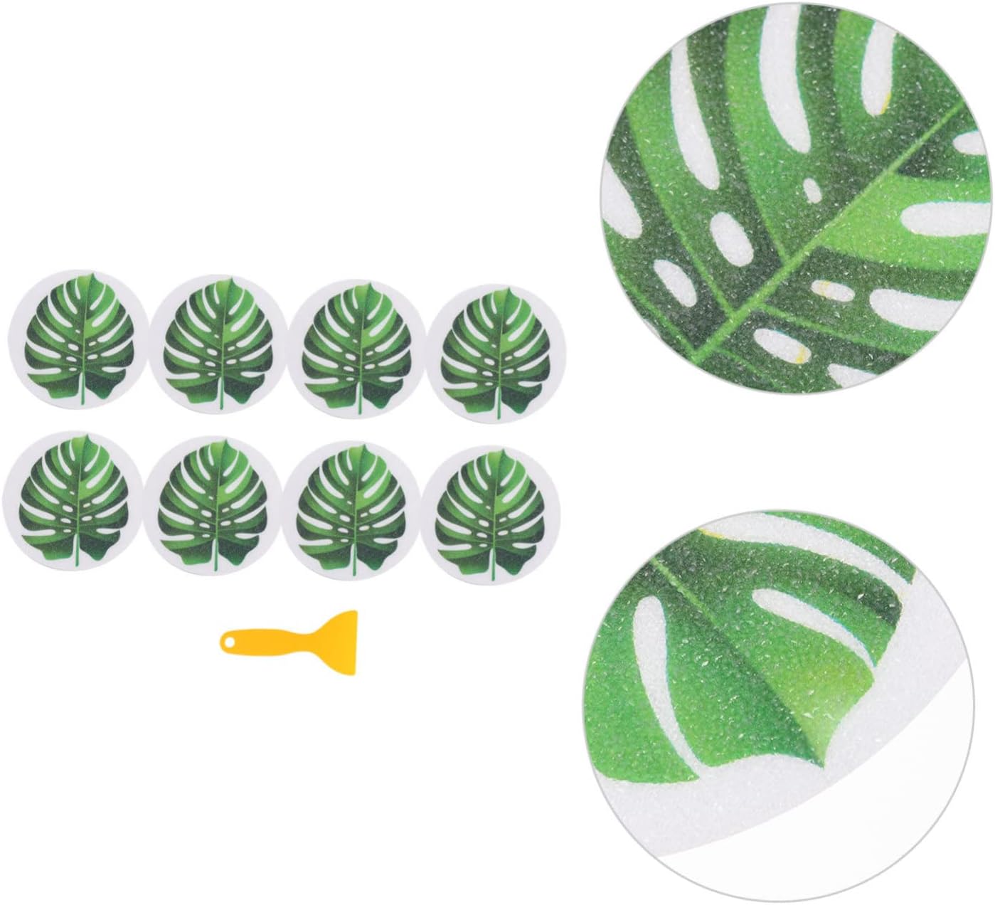 GLEAVI Bathtub Non-Slip Stickers Leaf Design for Kids and Adults