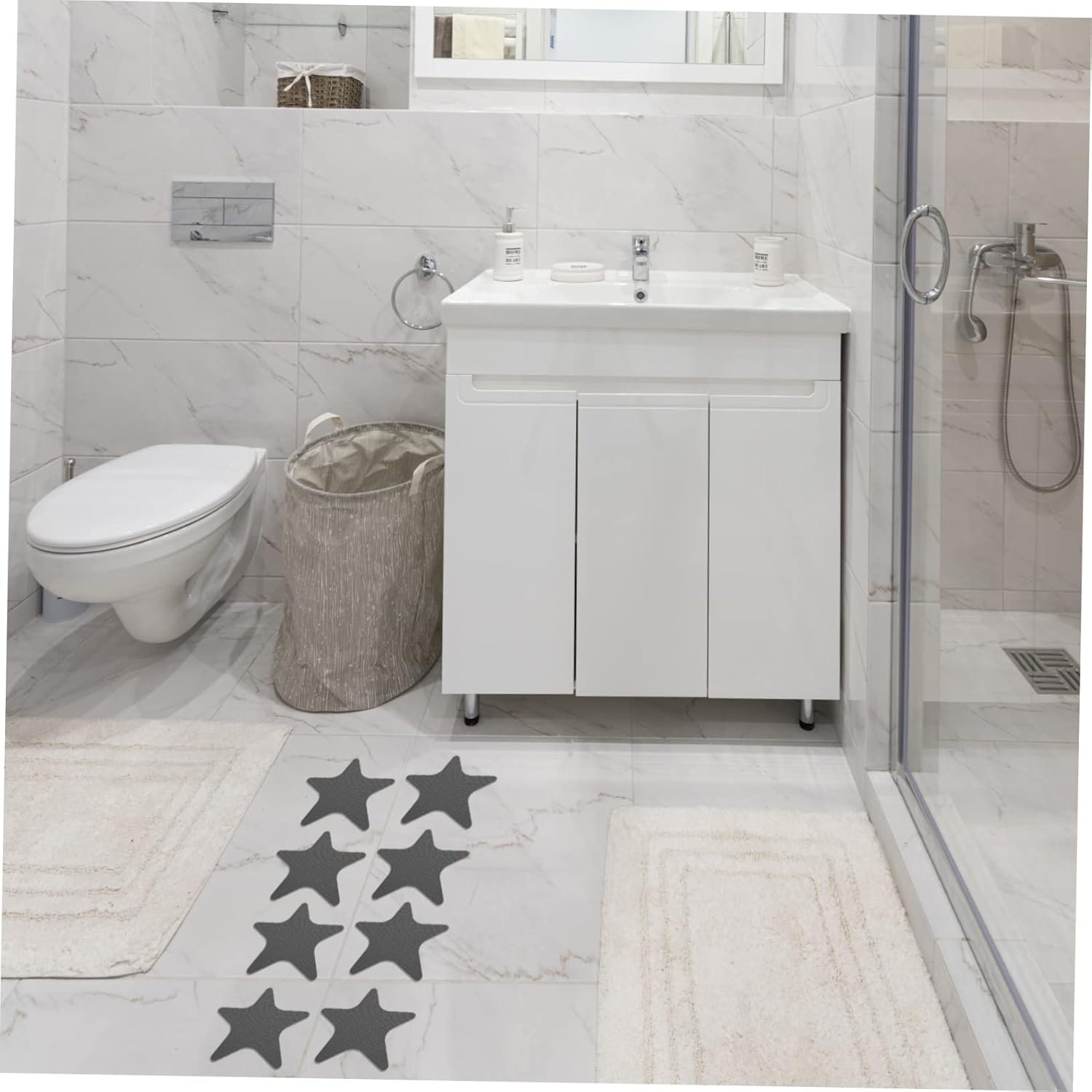 Cabilock Star Non-Slip Stickers 25pcs Set for Bathtub and Shower