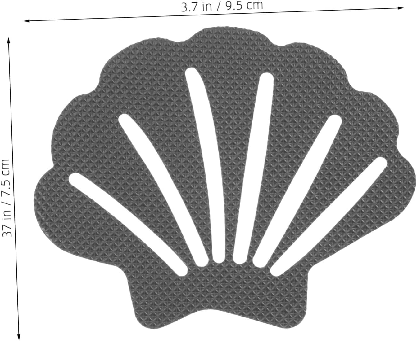 MAGICLULU 30pcs Shell Shaped Non-Skid Decals for Bathrooms