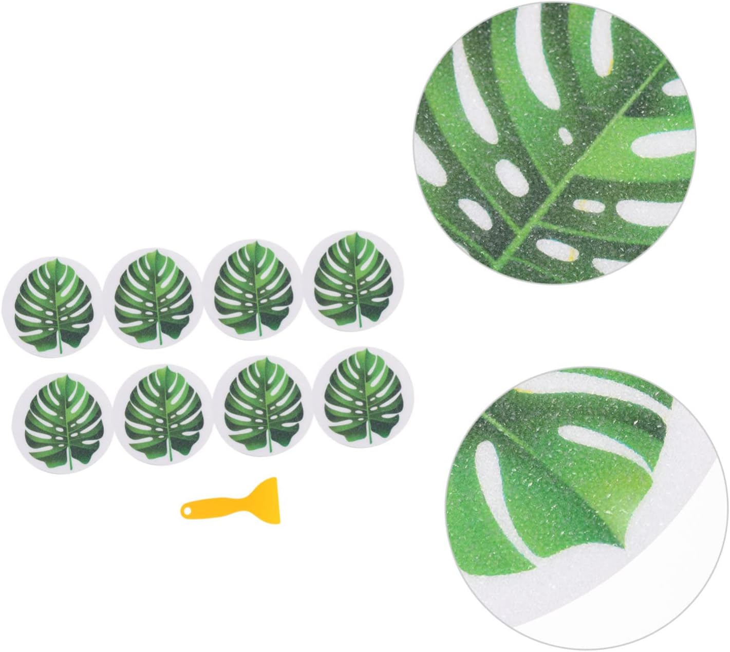 BEBEMOKO Non-Slip Leaf Stickers for Safe Bapting