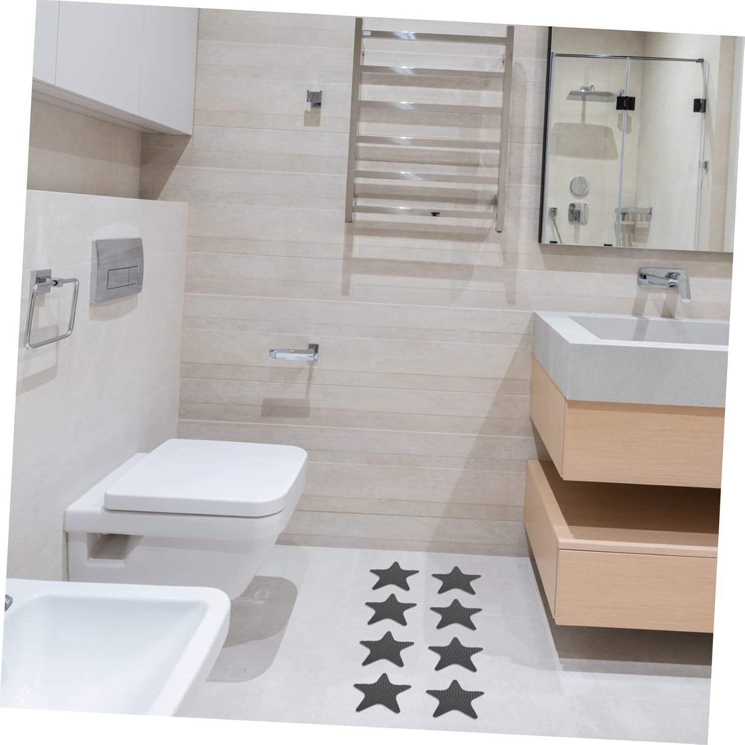 Cabilock Star Non-Slip Stickers 25pcs Set for Bathtub and Shower