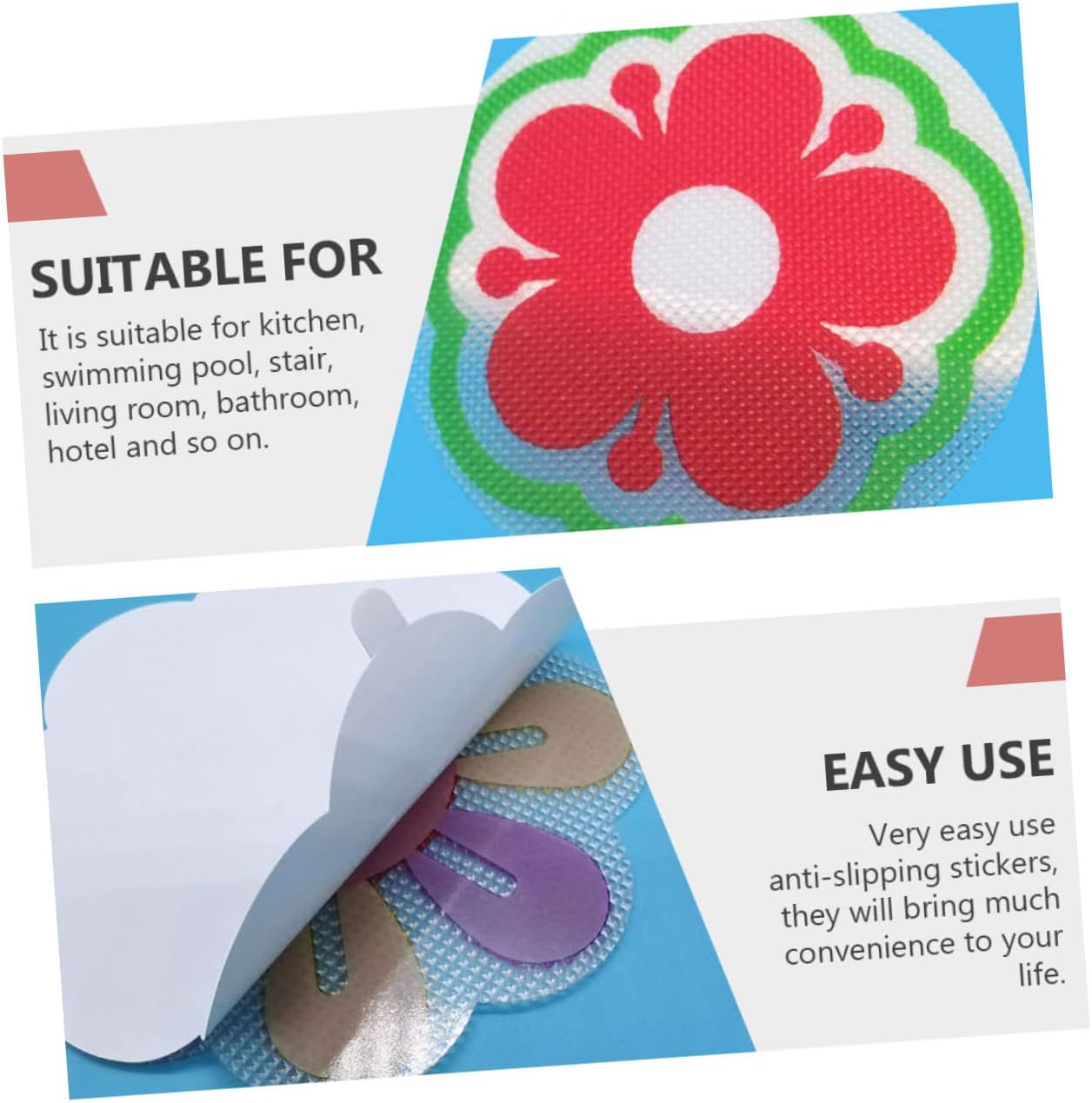 Non-Slip Frosted Bathtub Stickers for Home