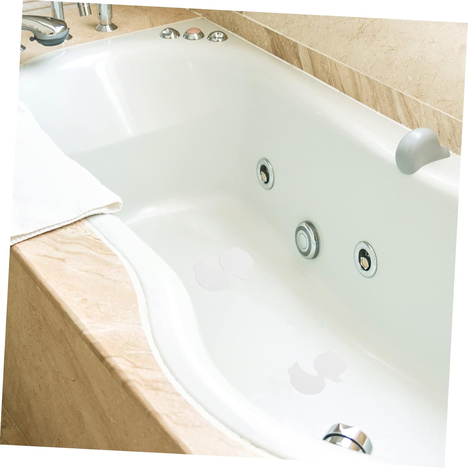 Ciieeo Self-Adhesive Anti-Slip Bathtub Decals 24pcs Cartoon Design