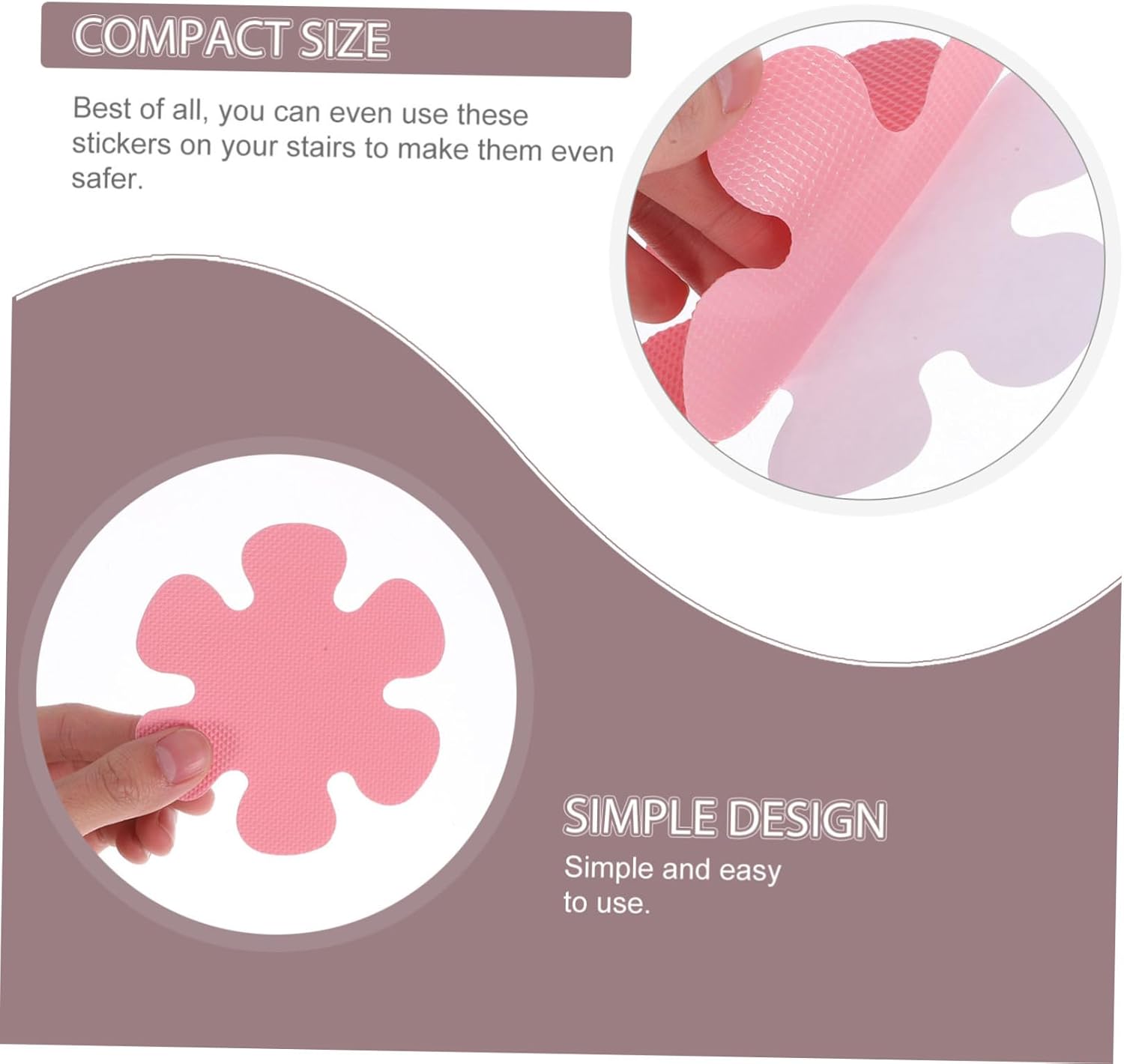 20-Piece Bathtub Bathroom Stickers Anti-Slip for Floors More