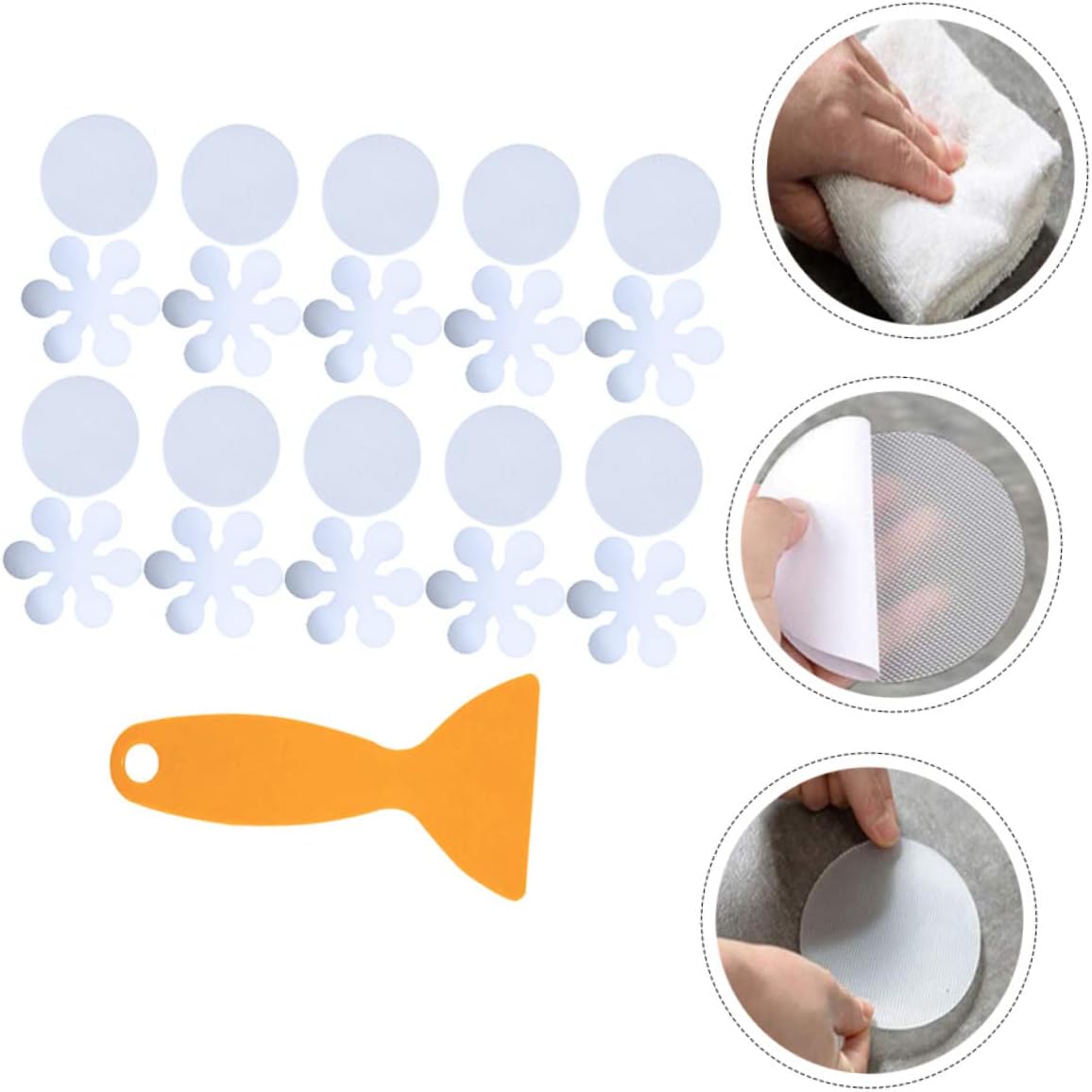 Safe bathroom non-slip stickers for kids