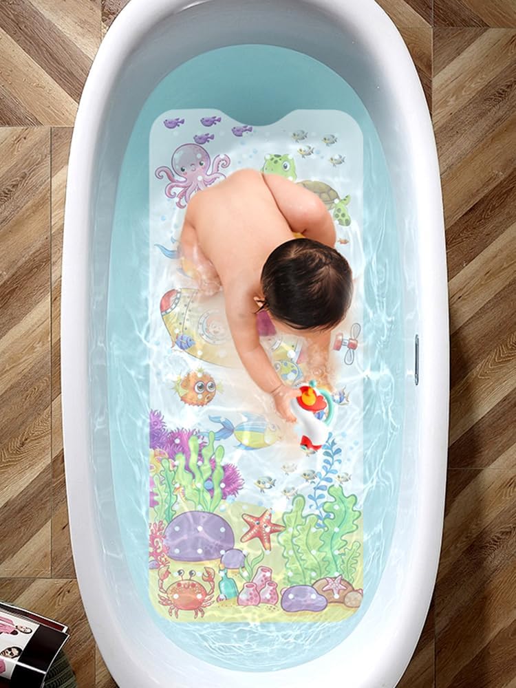 Safe and fun bath mat for kids