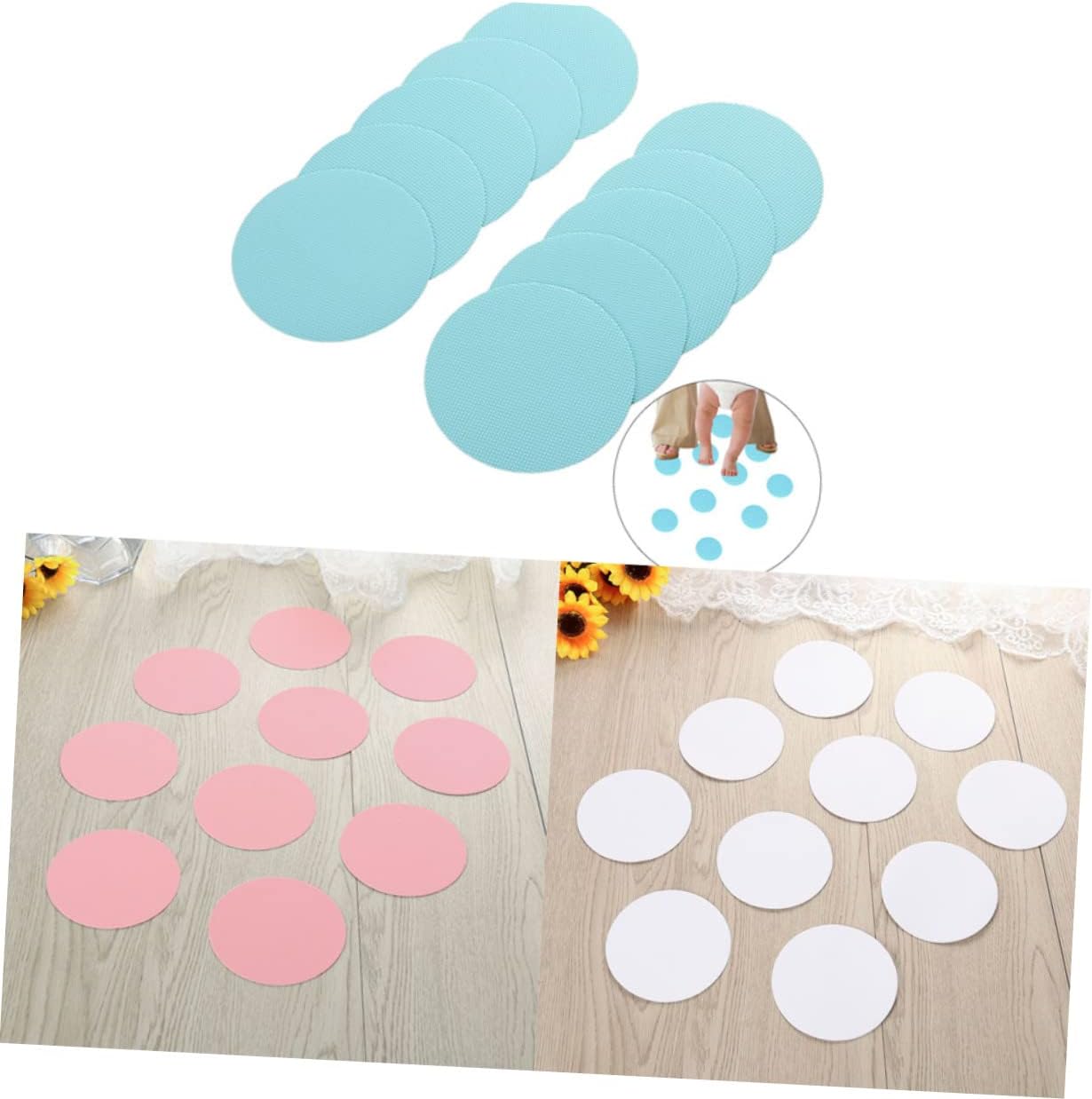 Non-Slip Bathtub Mat Stickers 10-Pack