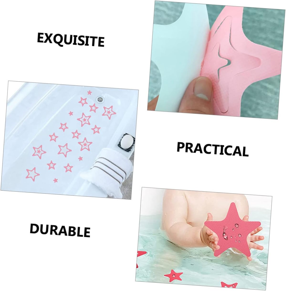 Sturdy Non-Slip Bathroom Stickers