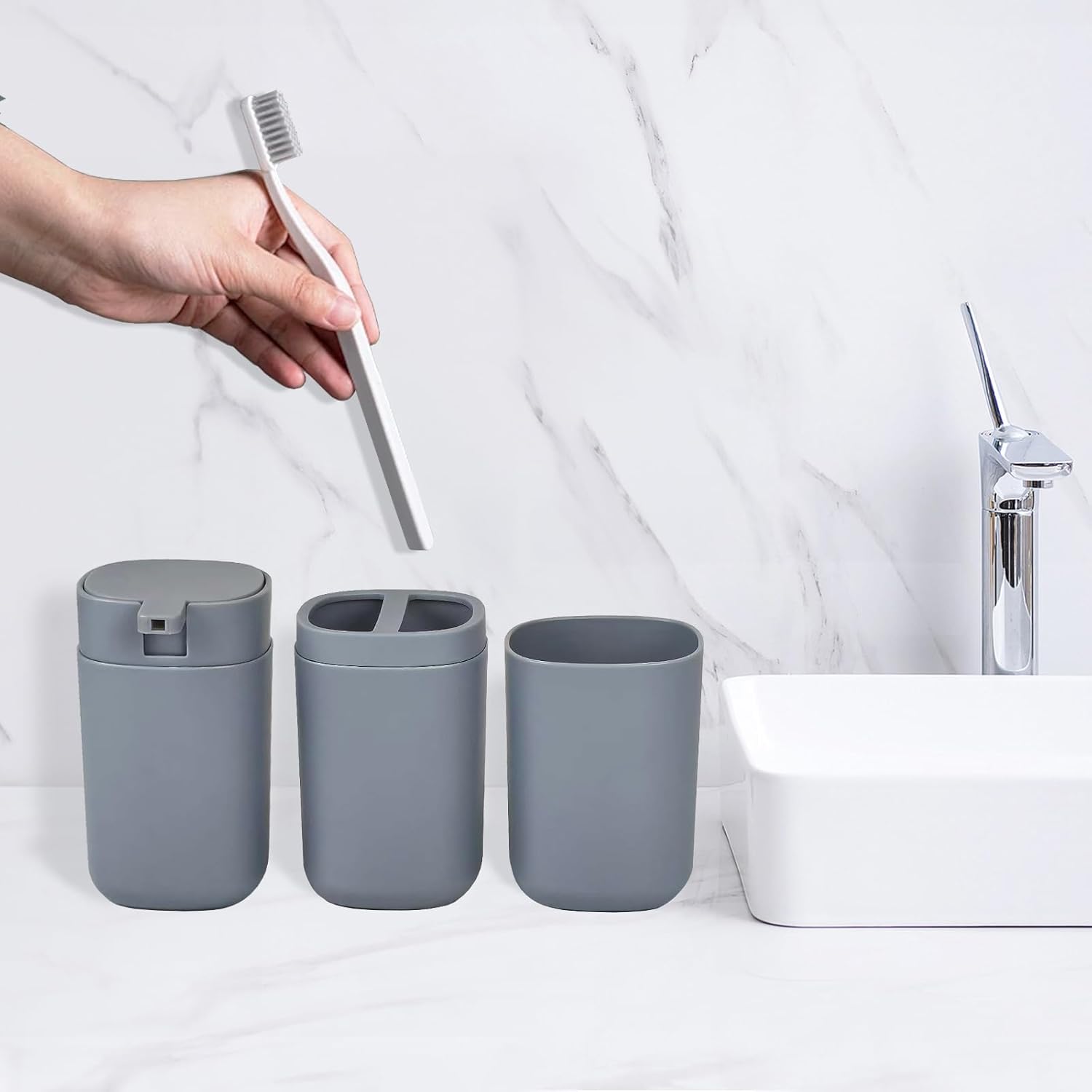 Luxury 6-Piece Collection Dazzling Bathroom Accessories Set